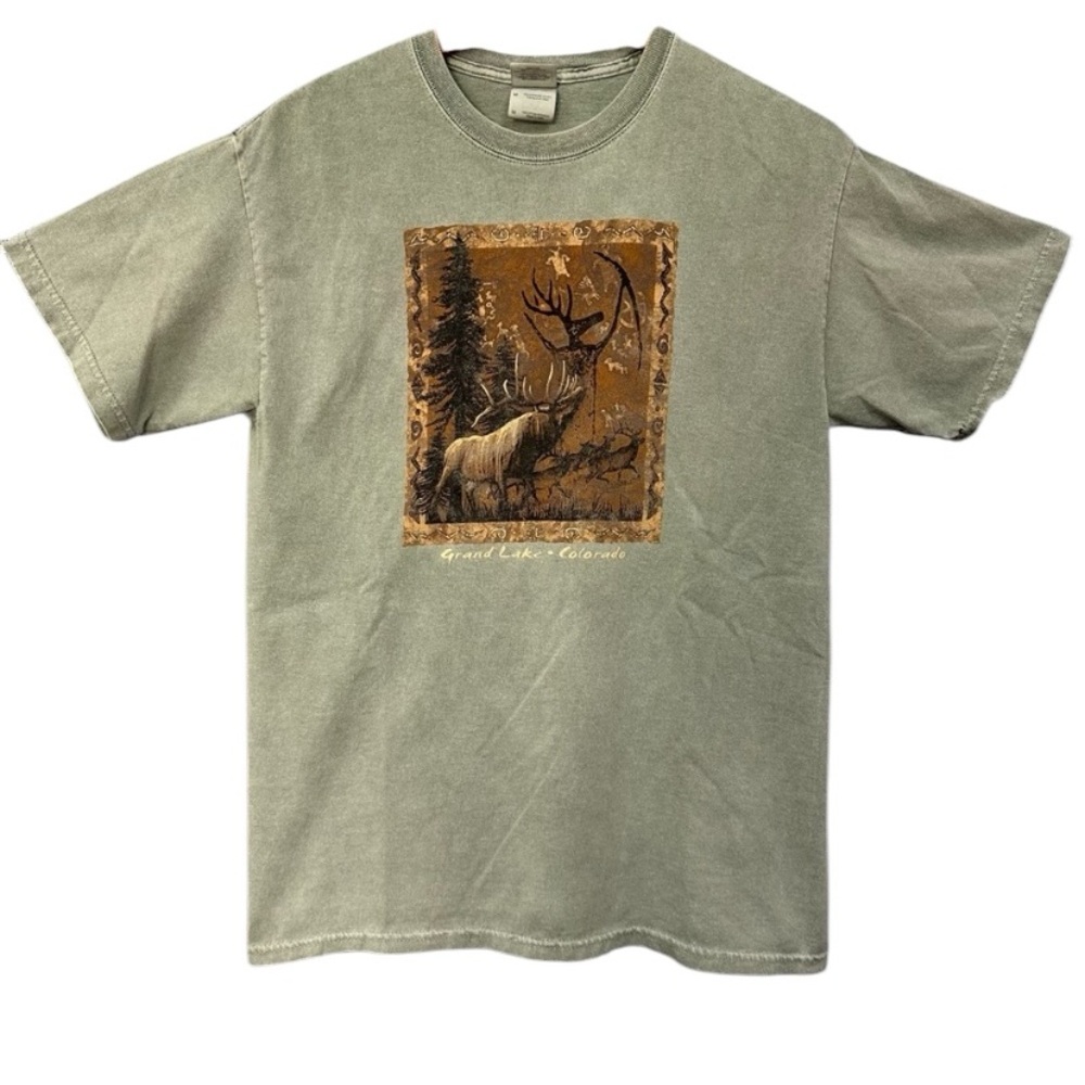🔥SOLD🔥Grand Lake Colorado Elk Graphic Tee